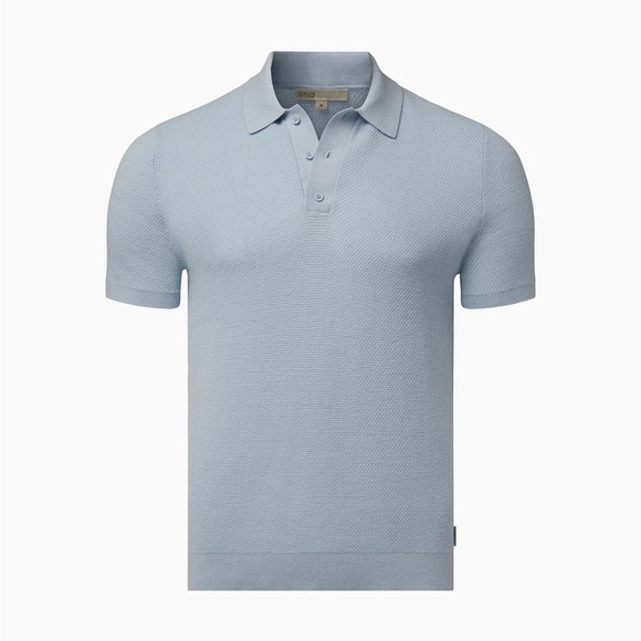 NWT Cotton Textured Knit Polo - Picture 1 of 3